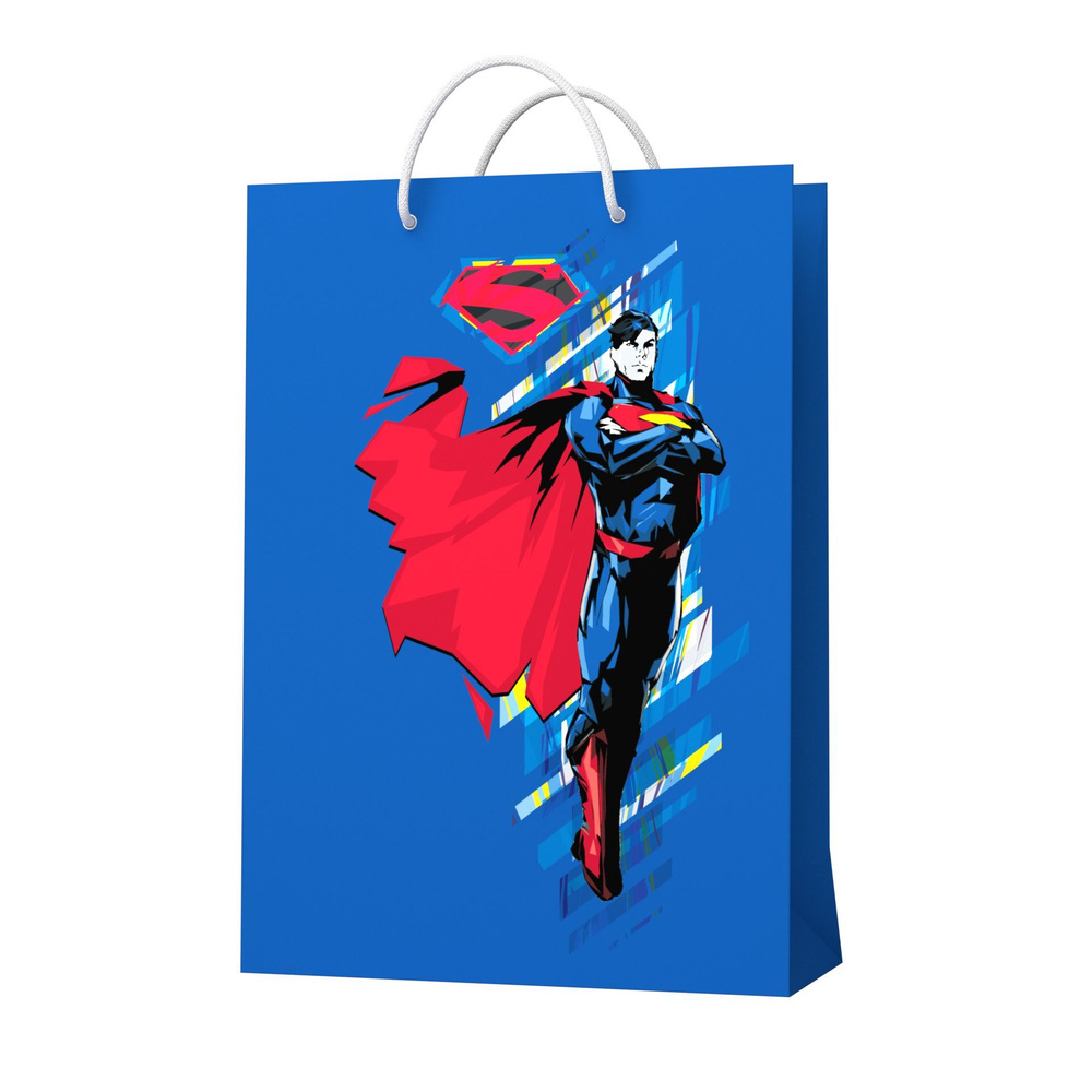 Пакет подарочный ND Play / Superman-3 (Супермен), 250*350*100 мм, бумажный, 292328  #1