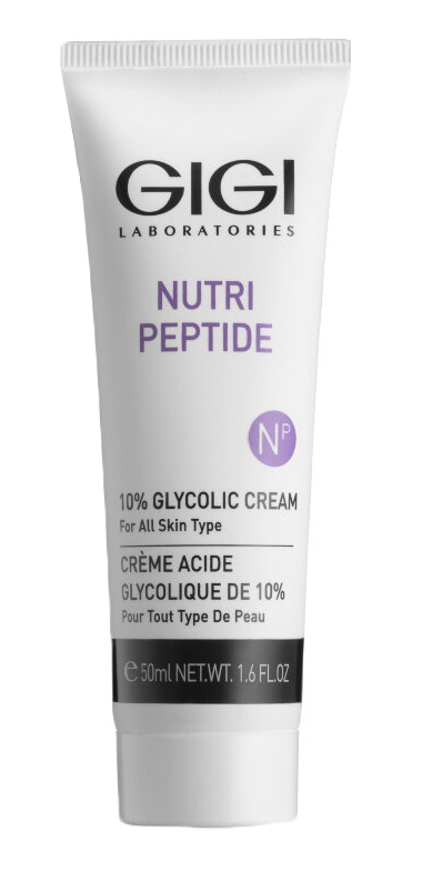 GiGi Крем ночной с 10% гликолиевой кислотой Nutri Peptide 10% Glycolic Cream 50 мл  #1