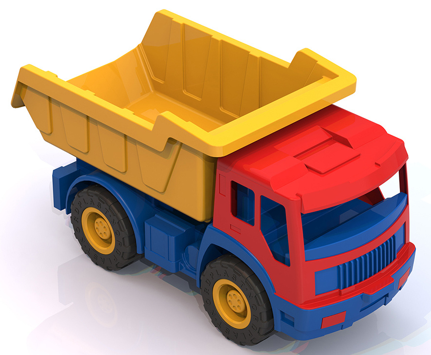 Машинка детская, грузовик Зубр, яркая большая пластмассовая игрушка в подарок ребенку  #1