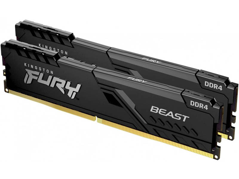 Kingston Fury Оперативная память Beast Black DDR4 3200 МГц 2x16 ГБ (KF432C16BBK2/32)  #1