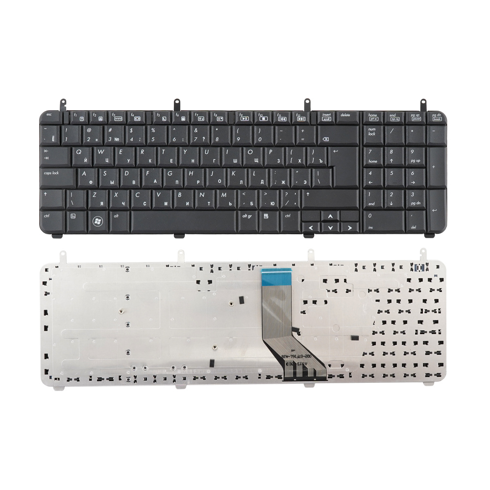 Клавиатура для ноутбука HP Pavilion dv7-2000, dv7-3000 черная #1