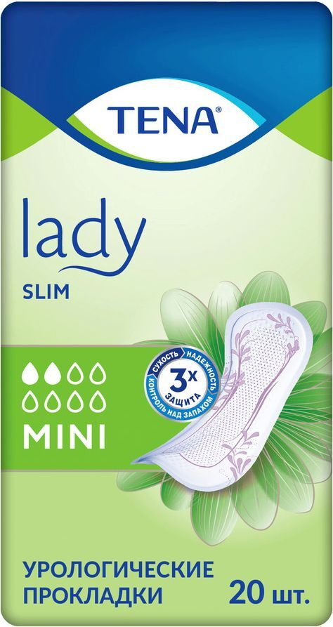 Прокладки урологические Tena Lady Slim Mini, 20 шт #1