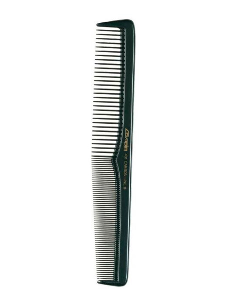 Comair Расческа для волос/ Расческа гребень/ Расческа для стрижки волос Carbon, с легким скосом 18 см #1