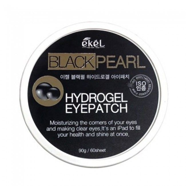 Ekel Гидрогелевые патчи с экстрактом черного жемчуга / Black Pearl Hydrogel Eye Patch, 90 мл  #1