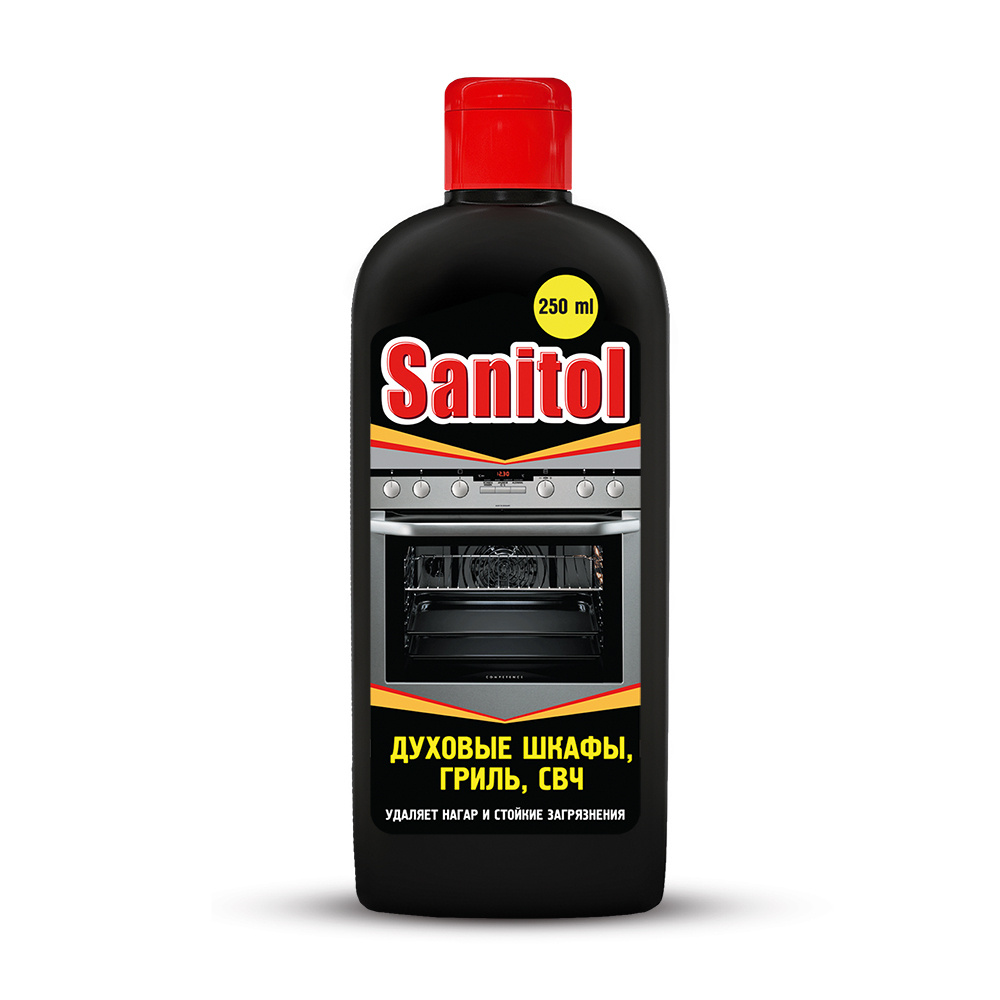 Sanitol для чистки духовых шкафов, свч, грилей 250 мл. Уцененный товар  #1