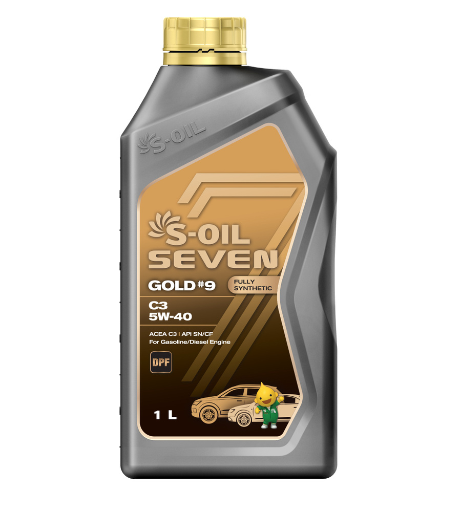 S-OIL SEVEN GOLD #9 5W-40 Масло моторное, Синтетическое, 1 л #1