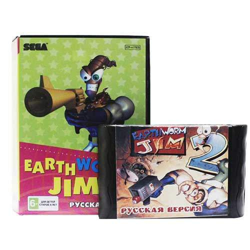 Earthworm Jim 2 (Земляной червяк Джим 2) - вторая часть знаменитой бродилки на Sega  #1