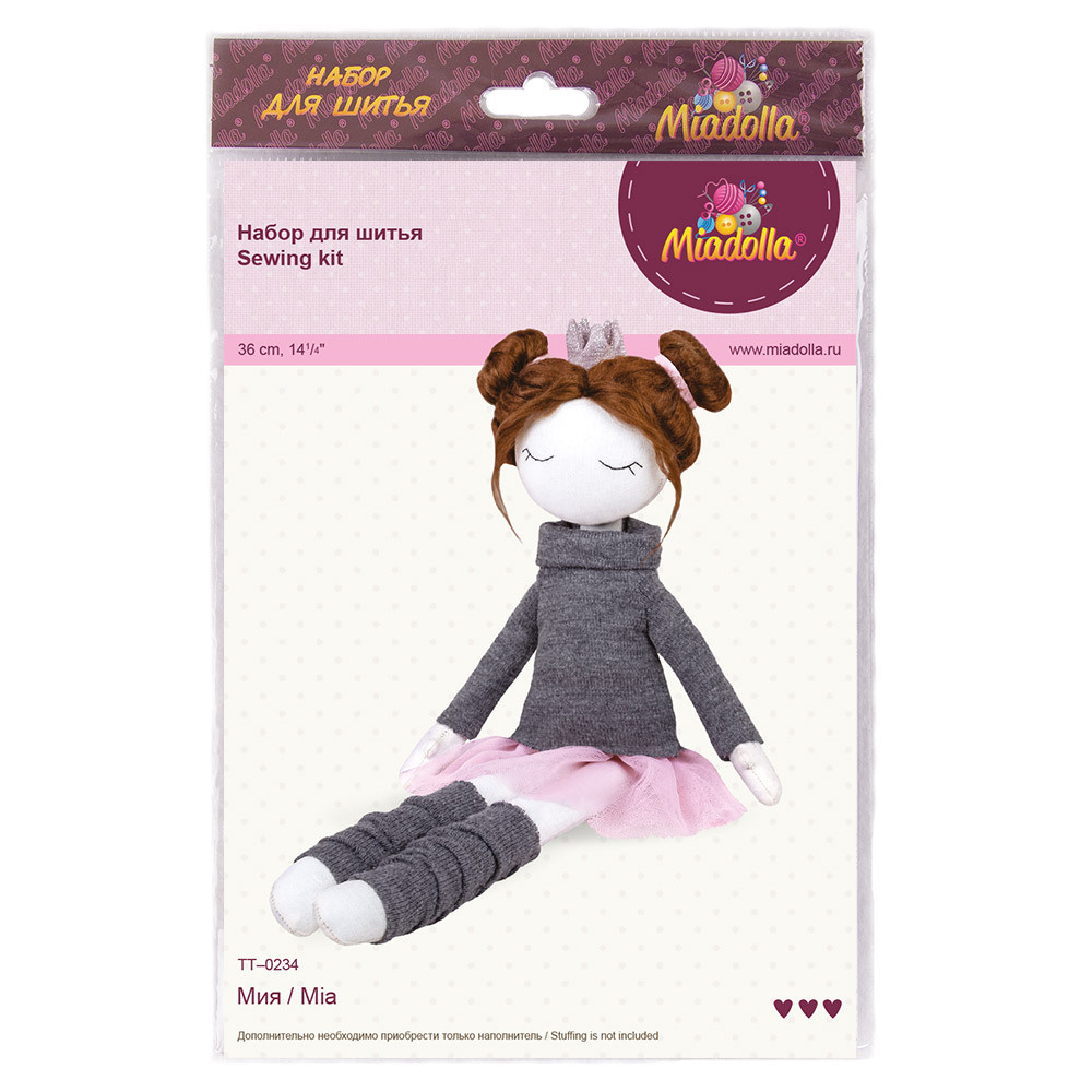 Набор для шитья (изготовления) куклы (игрушки) "Miadolla" TT-0234 Мия  #1