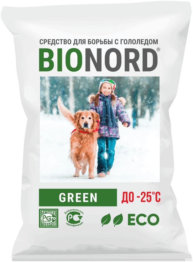 Противогололедный Реагент BIONORD GREEN #1