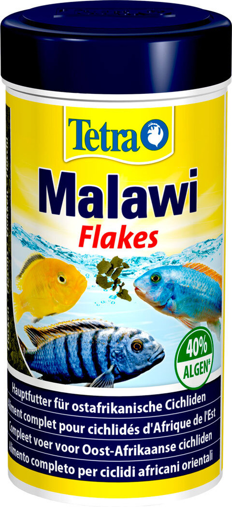 Хлопья TETRA MALAWI FLAKES корм для травоядных цихлид (250 мл х 2 шт)  #1