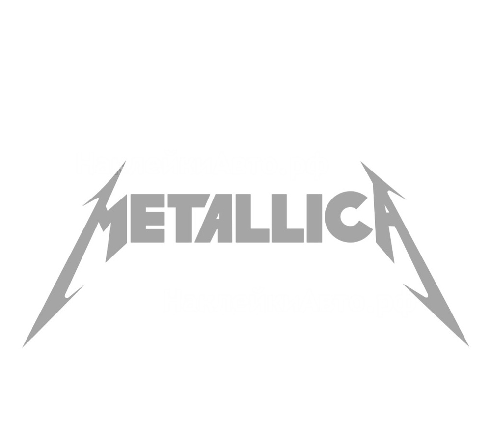 Термонаклейка на все виды и любой цвет одежды (DTF) металика, металлика, metallica, рок, rock.  #1