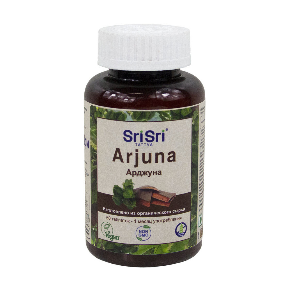 SriSri Tattva АРДЖУНА вегетарианские таблетки из органического сырья для сердечно-сосудистой системы, #1