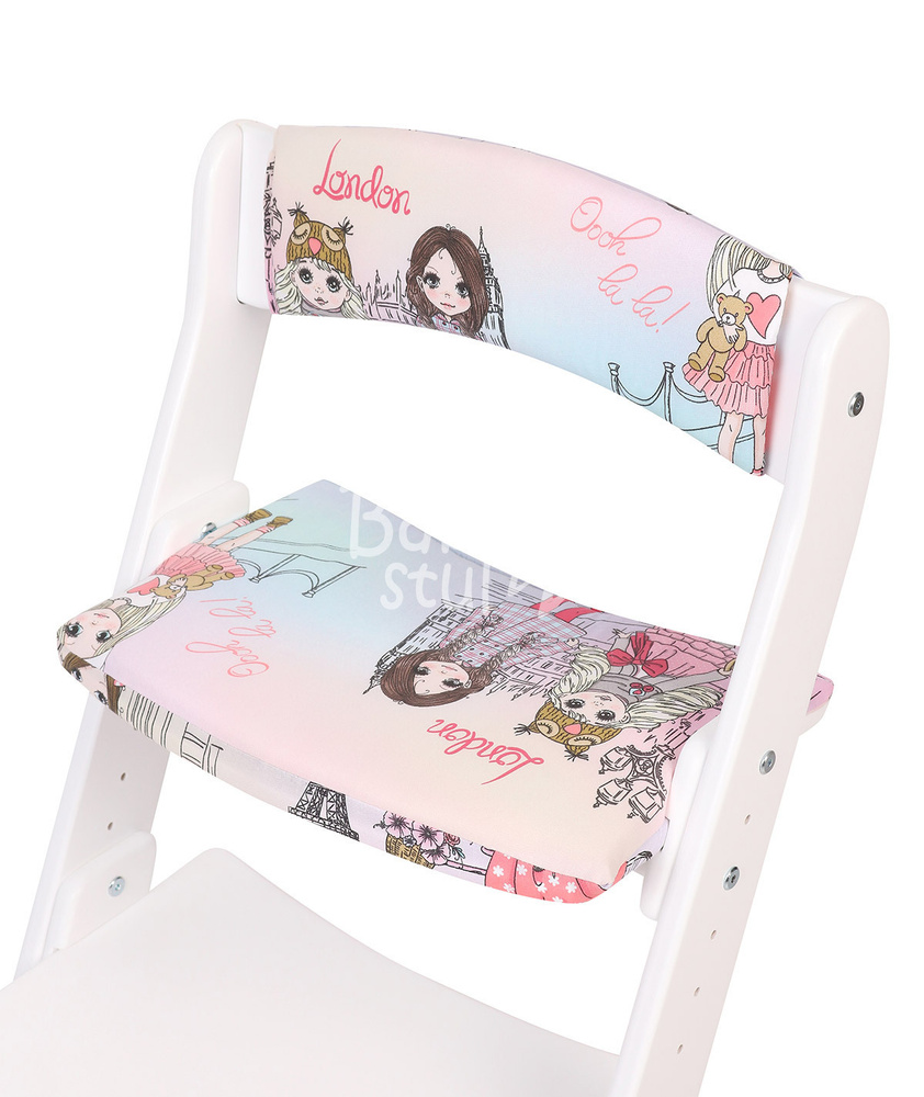 Комплект мягких накладок для растущего стула модели Babystul и Еко (чехлы на молнии)  #1