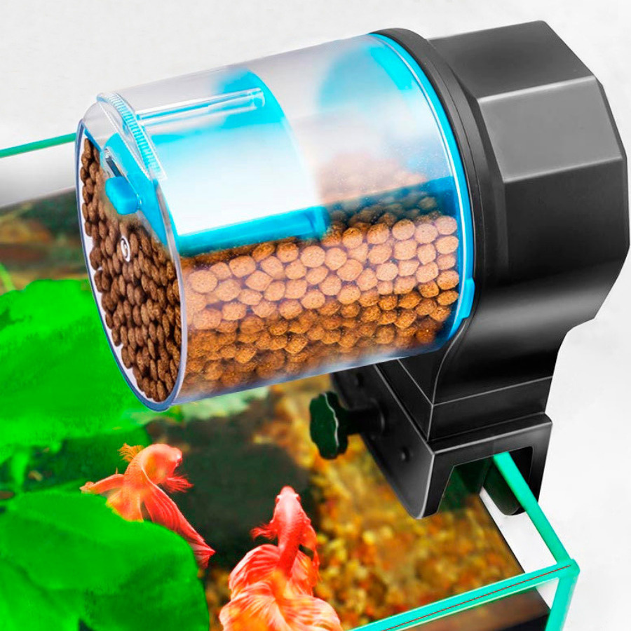 Автоматическая кормушка для рыб – если забываете кормить