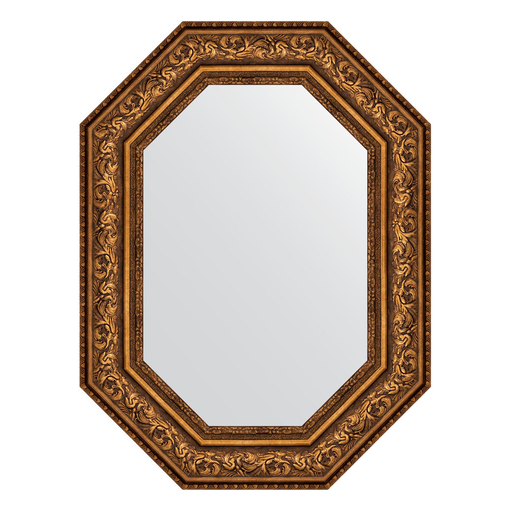 Зеркало в багетной раме - виньетка состаренная бронза 109 mm (60x80 cm) (EVOFORM) BY 7257  #1