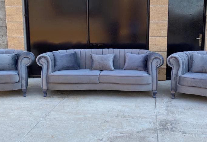 Alba Прямой диван, механизм Французская раскладушка, 242х100х83 см,сиреневый  #1