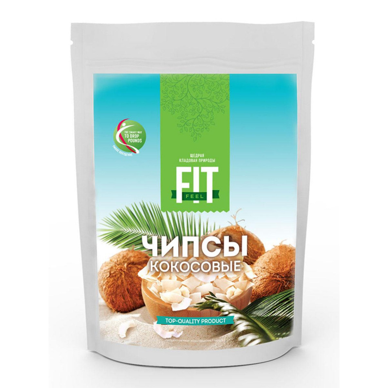 Чипсы Fit Feel кокосовые, 40г #1