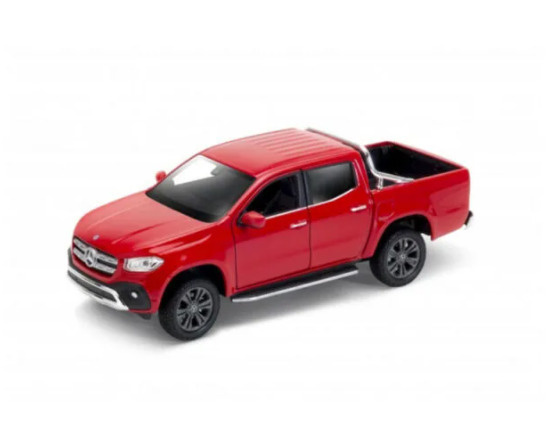 Игрушка модель металлической машины 1:34-39 Mercedes-Benz X-Class (Мерседес), Welly, цвет: красный  #1