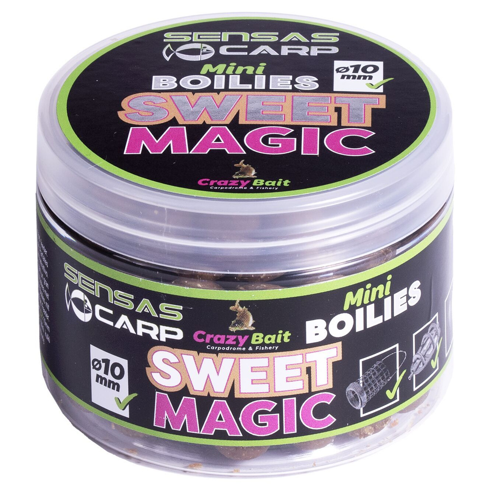 Мини бойлы тонущие Sensas CRAZY BAIT SWEET MAGIC 10мм 0.08кг (45805) #1