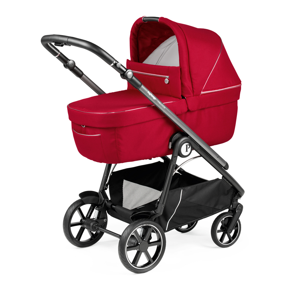 Коляска 2 в 1 Peg Perego Veloce Combo Red Shine #1