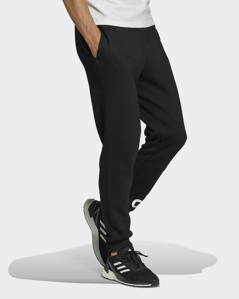 Adidas essentials logo cuffed 2024 pants