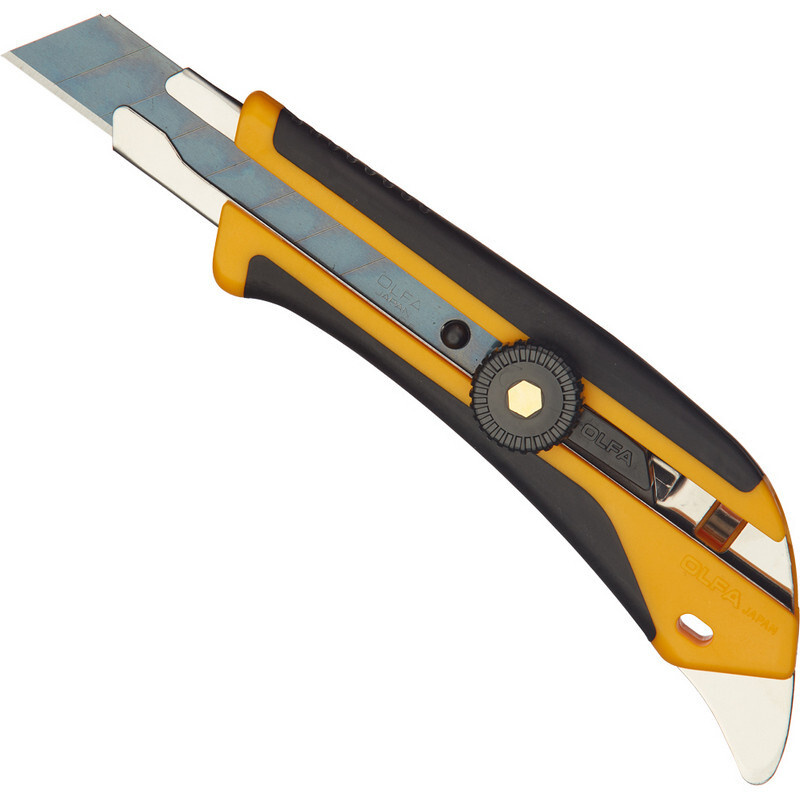 Нож универсальный 18мм OLFA (L5) , двухкомпонентный корпус, фиксатор  #1
