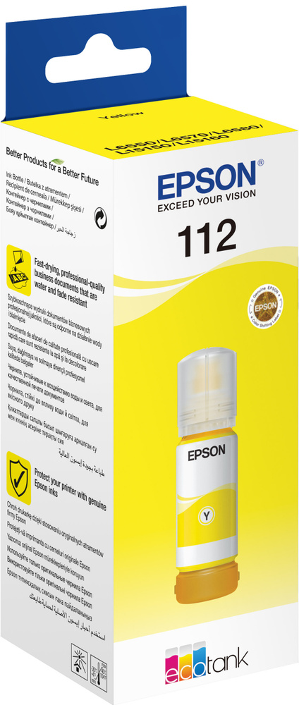 Epson Чернила, оригинал, Желтый (yellow), 1 шт #1