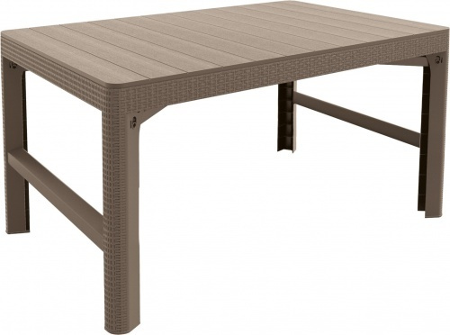 Раскладной стол Lyon rattan table капучино #1