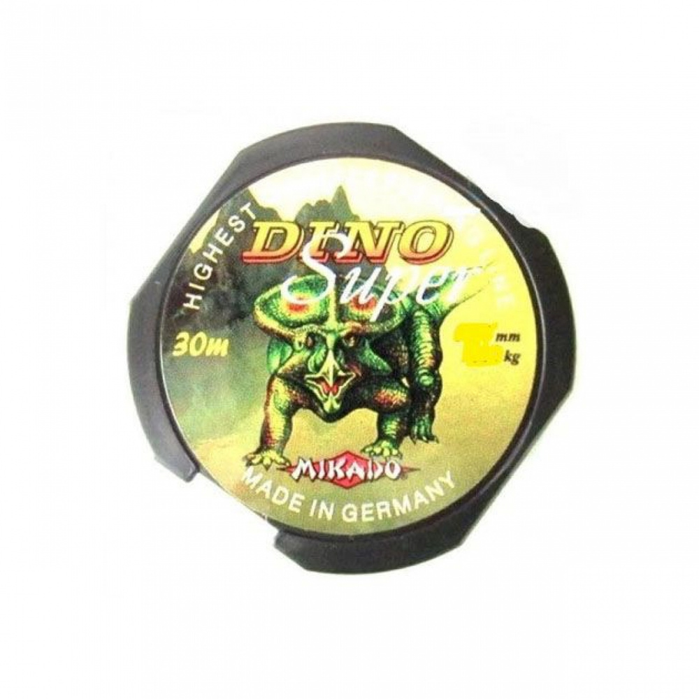 Леска мононить Mikado DINO SUPER диаметр 0.10 размотка 30 м. разрывная нагрузка 1.70 кг.  #1