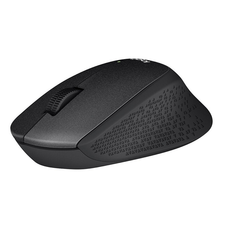 Мышь Logitech M330 Silent Plus черный оптическая (1000dpi) беспроводная USB  #1