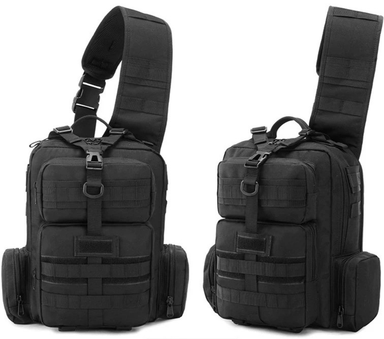 Рюкзак тактический 2в1, сумка тактическая на одно плечо, однолямочный рюкзак  #1
