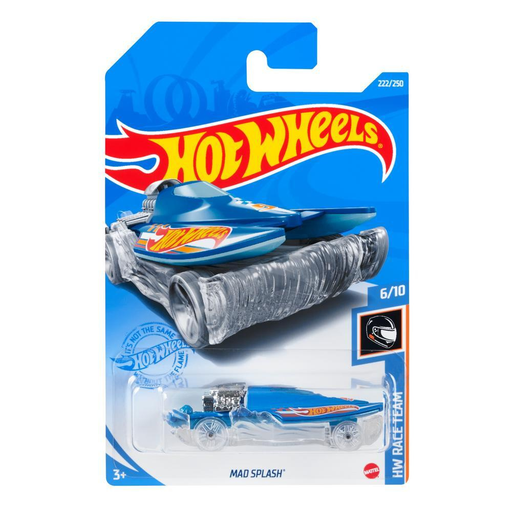 GRY23 Машинка металлическая игрушка Hot Wheels коллекционная модель MAD SPLASH синий  #1