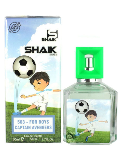 SHAIK PARIS 503 FOR BOY CAPTAIN AVENGERS Туалетная вода 50мл для мальчиков  #1