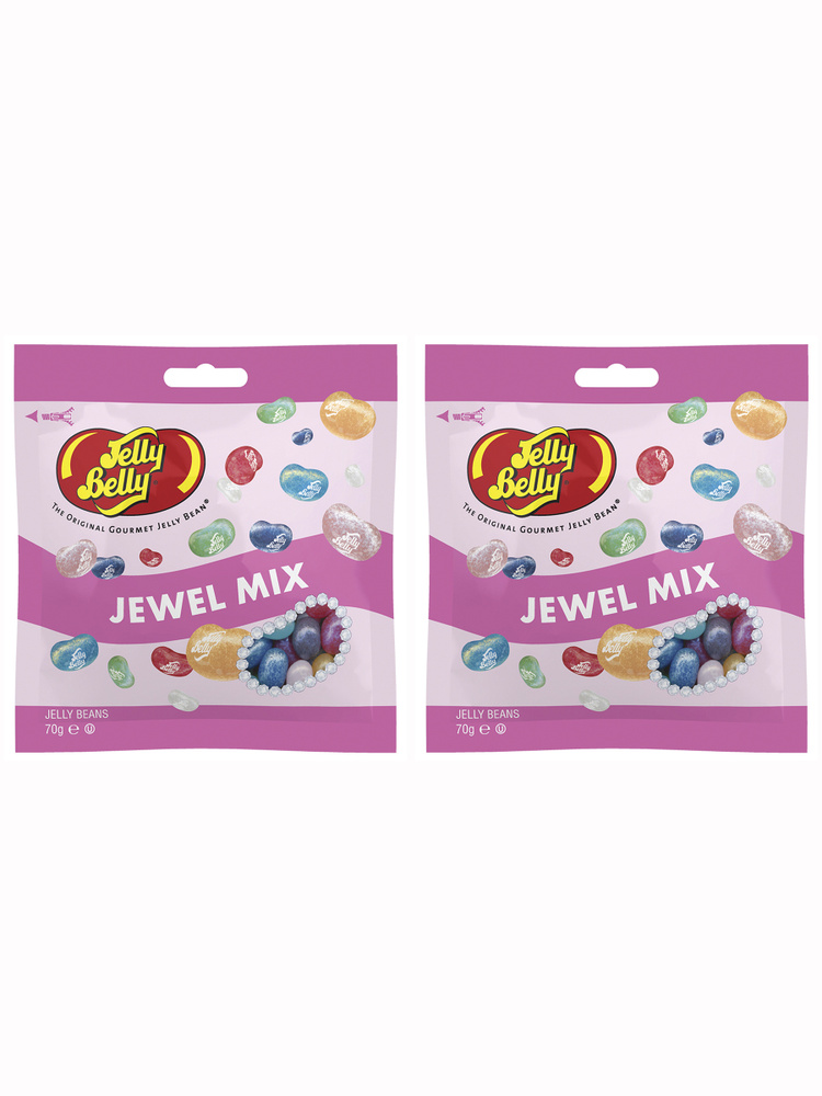 Драже жевательное Jelly Belly Жемчужное ассорти 70г пакет 2 шт.  #1