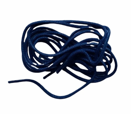 Шнурки Perfect круглые тонкие с пропиткой (синие), 75 см #1