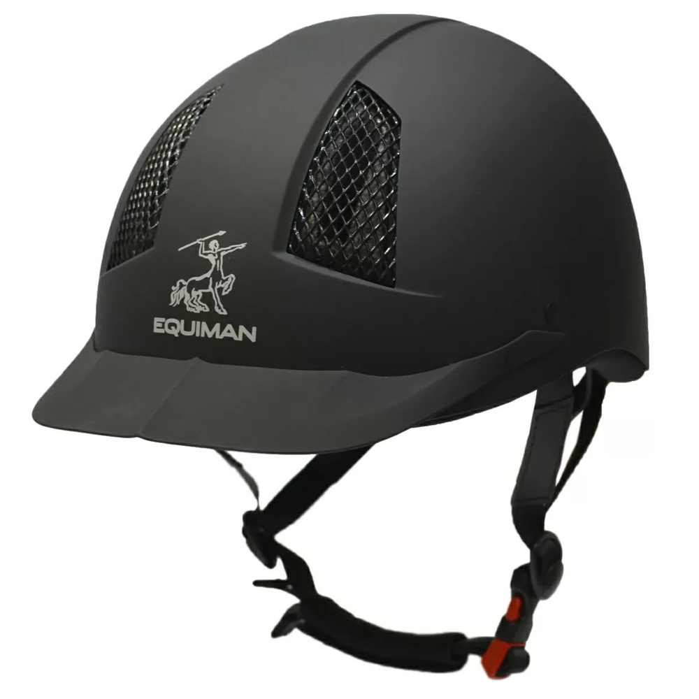 Шлем пластиковый с регулировкой "EQUIMAN COOLMAX" для верховой езды (50-52)  #1