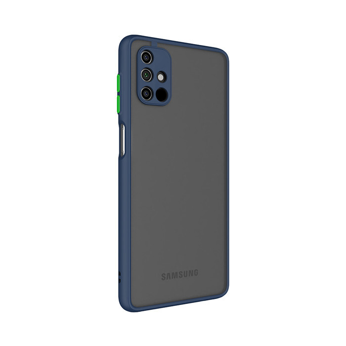 Матовый чехол для Samsung Galaxy M51 / Самсунг Галакси М51 с защитой камеры и экрана  #1