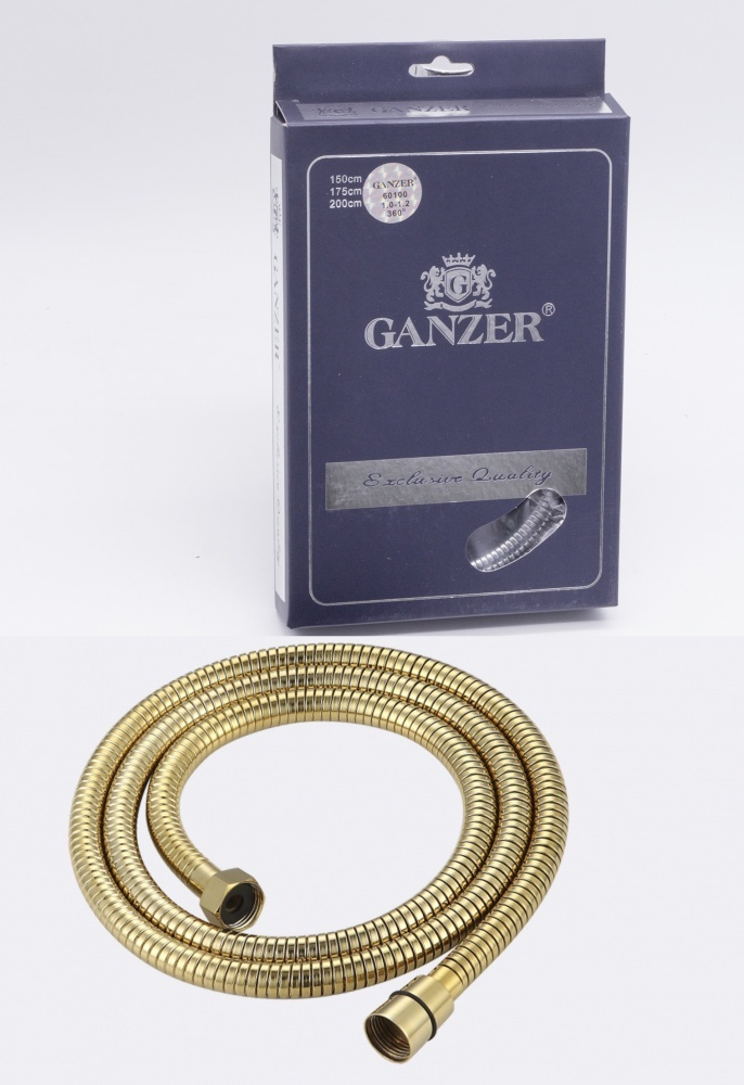 Шланг для душевой лейки 175см GANZER GZ60175E #1