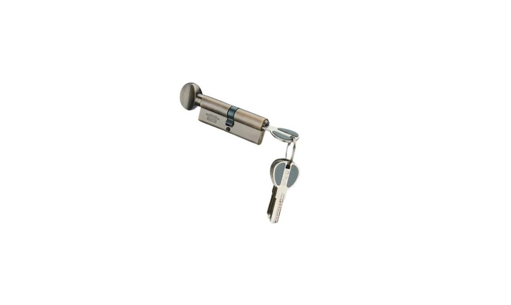 Цилиндровый механизм MSM, перфо ключ-вертушка CW80 (40x40) AB (бронза)  #1
