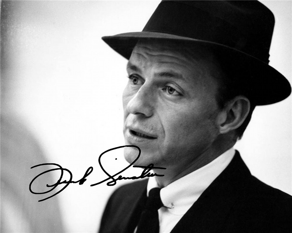 Автограф Фрэнк Синатра - Автограф Frank Sinatra Singer The Voice - Фото с автографом, Подписанная фотография, #1