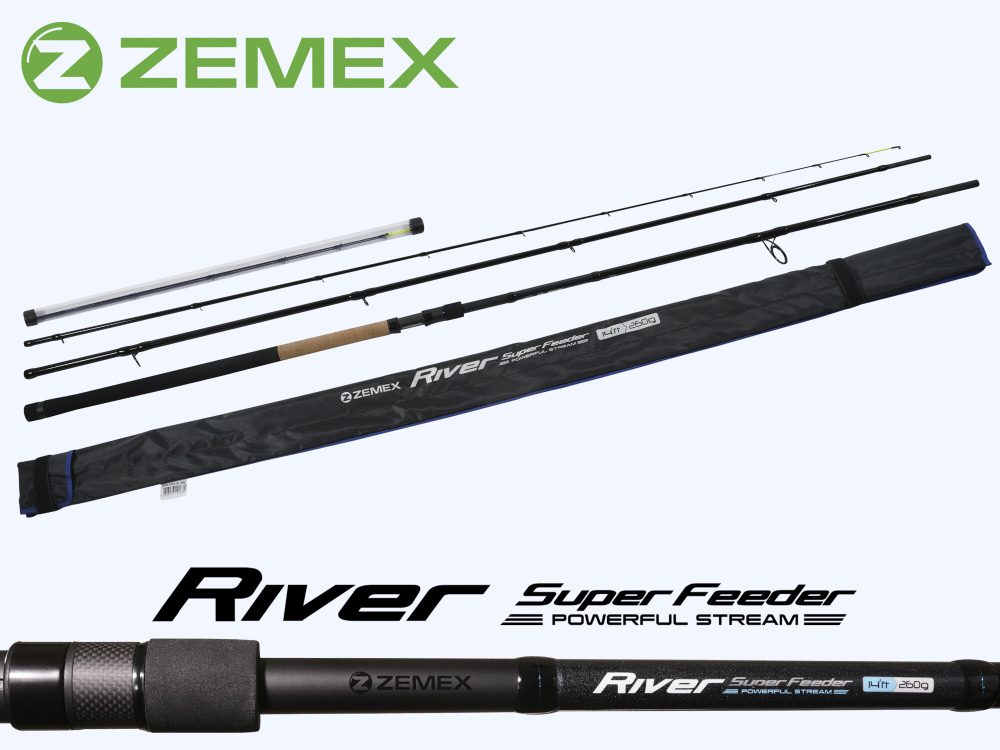 Удилище фидерное ZEMEX RIVER Super Feeder 12 ft - 150 g #1
