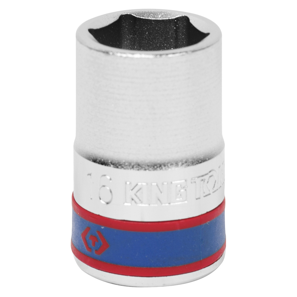 Головка торцевая стандартная шестигранная 1/2", 16 мм KING TONY 433516M  #1