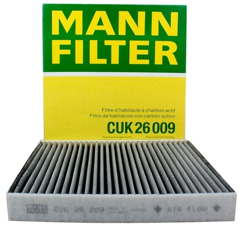 MANN FILTER Фильтр салонный Угольный арт. CUK26009 #1