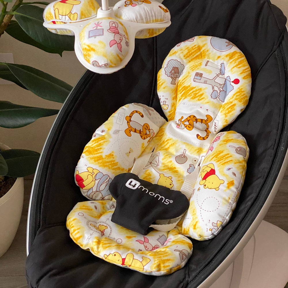 Винни Пух вкладыш для 4moms Мамару mamaRoo и игрушки-шарики для дуги  #1