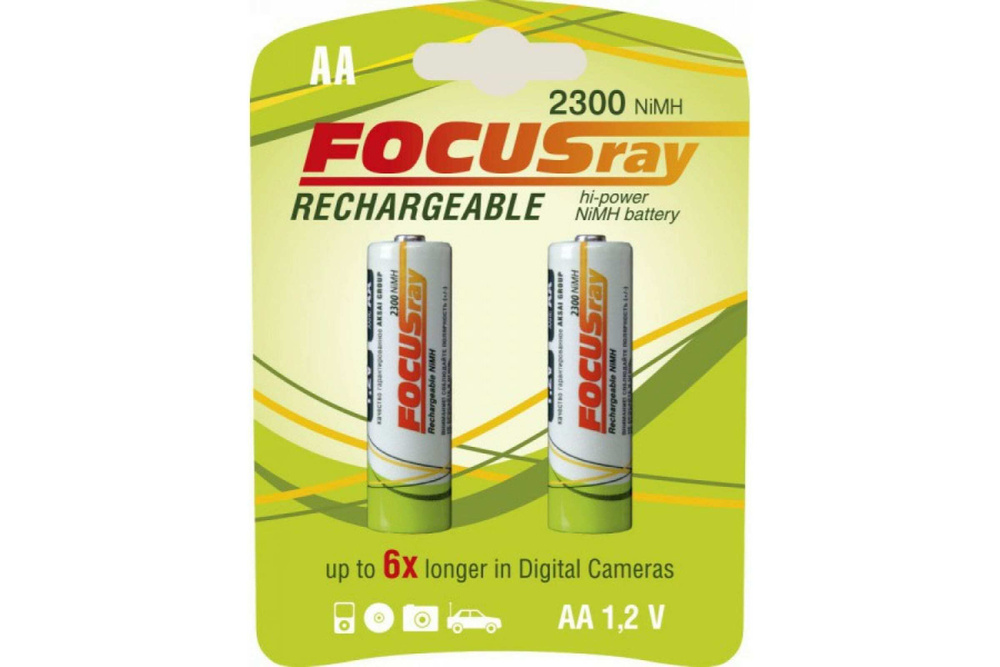 Аккумулятор Focusray 2300 mAH AA 2шт 626201 #1