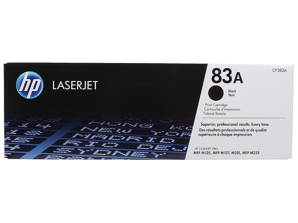 Картридж для лазерного принтера HP CF283A, черный (83A) #1