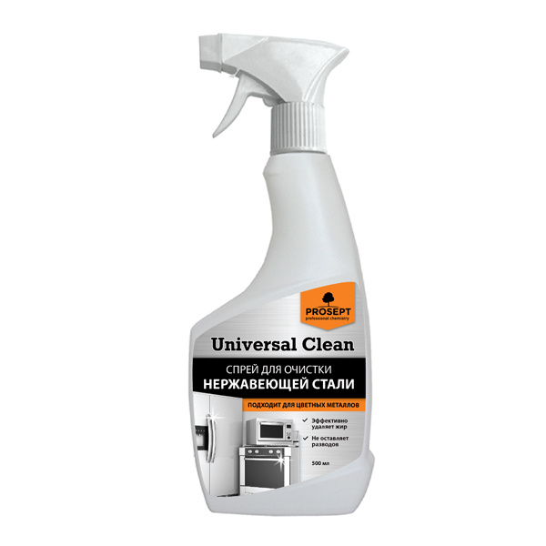 Prosept Universal Clean очиститель для нержавеющей стали и цветных металлов, 500 мл.  #1