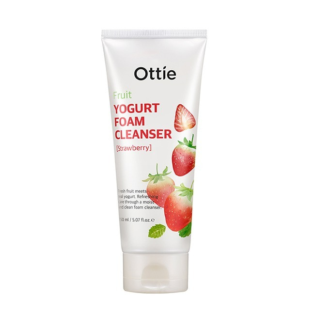 Ottie Йогуртовая пенка для умывания с экстрактом клубники Fruit Yogurt Foam Cleanser-Strawberry, 150мл #1