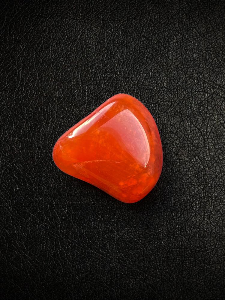 Сердолик Ботсвана, натуральный камень 1 шт, галтовка, размер 2-3 см  #1