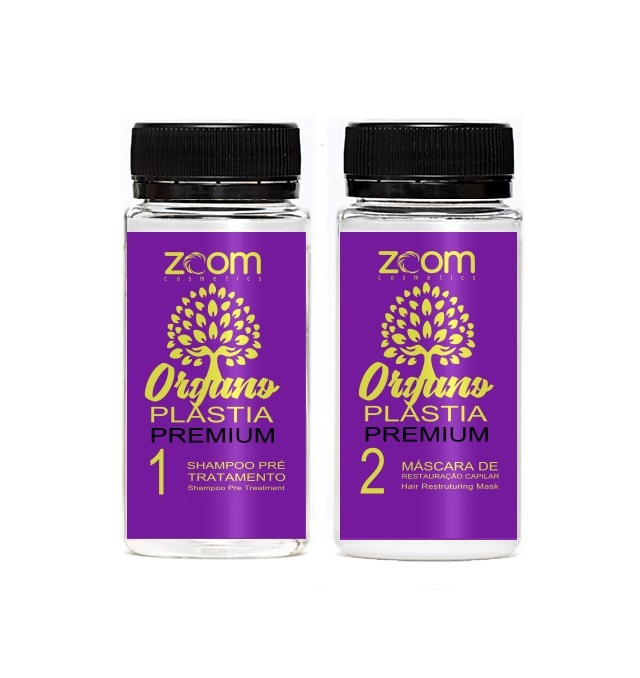 ZOOM OrganoPlastia Premium Набор для выпрямления волос по 100 ml. #1